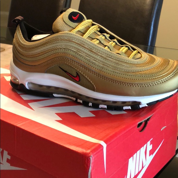 Nike Shoes Nike Air Max 97 Gold Bullet Poshmark
